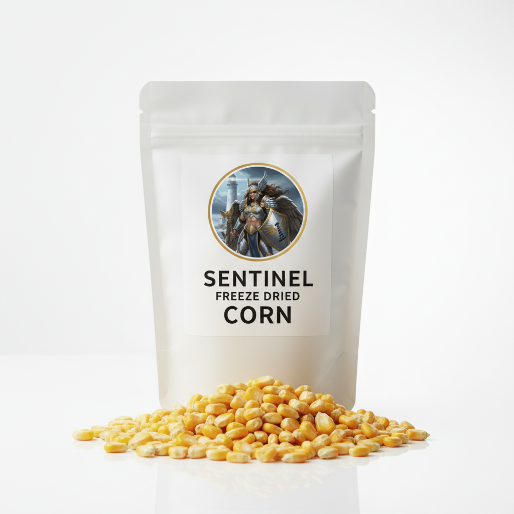 Sentinel Freeze Dried Corn - Packaged
